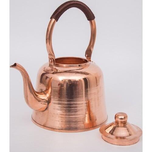 1L electromagnetic kettle purple copper tea kettle copper kettle