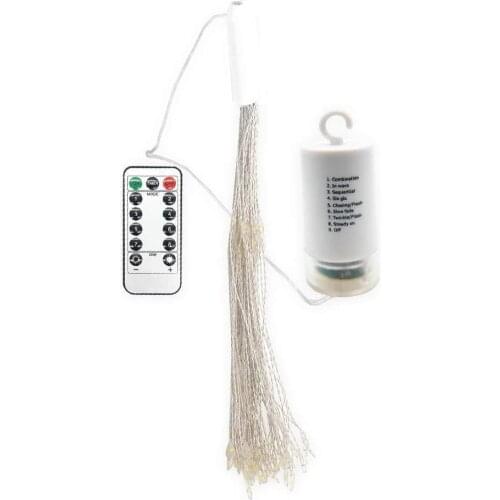 Fireworks fried star battery box dandelion LED copper wire lamp outdoor Christmas garden waterproof decorative light