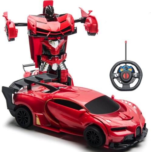 Induction Multi-function Deformation Remote Control Car 2-6 years Old Children Educational Electric Car Toys Gift for Kids