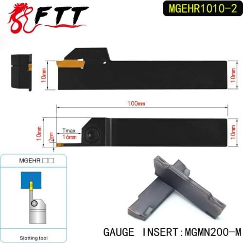 MGEHR1010-2 Extermal Parting and Grooving Turning Tool Holder For MGMN200 Insert Right Hand Bars MGMN 200