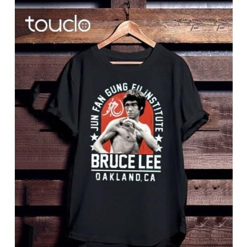 Bruce Lee Jun Fan Gung Fu Institute Oakland Mens T-Shirt Ninja Legend California