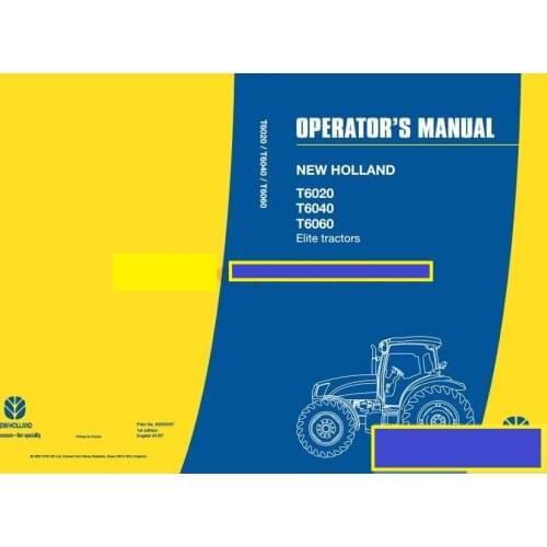 NEW HOLLAND Service Manual Full Set