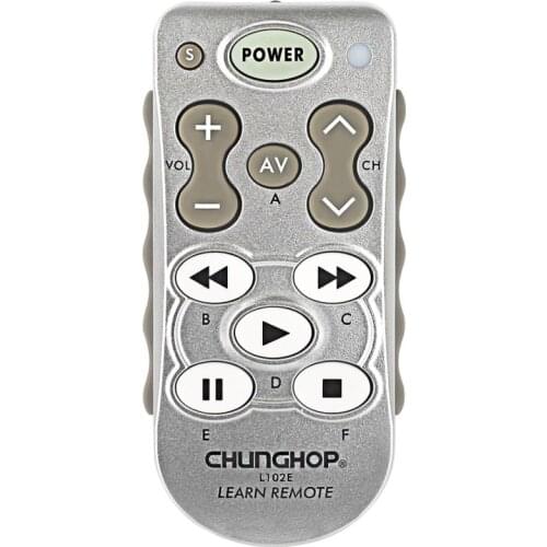 Chunghop L102 Learning Remote Control Use for TV/SAT/DVD/CBL/CD/DVB-T for Samsung Lg Sony Philips Copy