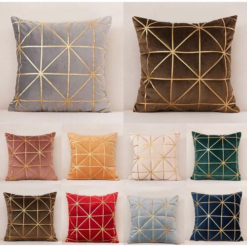 Casual Pillowcase velvet Cushion Cover 45x45cm Pillow Case Classic Throw Pillows Covers Home Supplies Waist Throw Cushion Cover