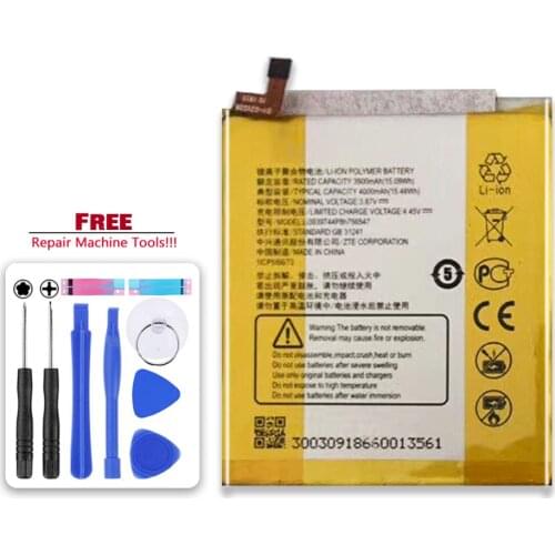Li3939T44P8h756547 Replacement Battery 4000mAh For ZTE A2019 Pro AXON 9 Pro A2020 A2020N2 Axon 10 Pro 5G Mobile Phone