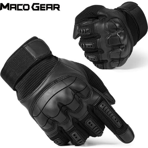 Touch Screen Hard Knuckle Tactical Gloves PU Leather Army Military Combat Airsoft Outdoor Sport Cycling Paintball Hunting Swat