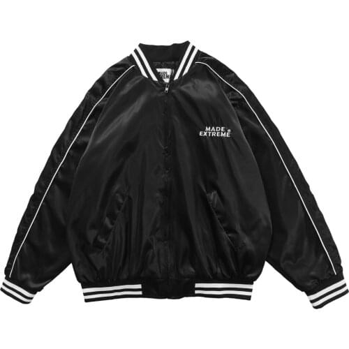 Street Retro Yokosuka Panda Jacket Trendy Embroidery Varsity Jacket men