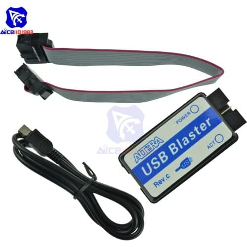 USB Blaster Mini USB Cable 10-Pin JTAG Connection Cable for CPLD FPGA NIOS JTAG Programmer Support All ATLERA Device