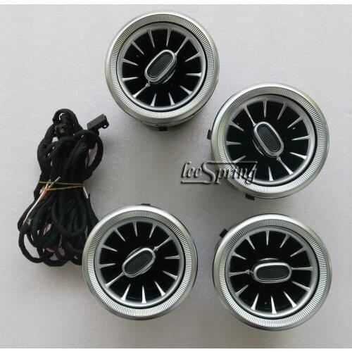 Turbine air conditioner outlet vent with ambient lights for Mercedes Benz V class V250 V260 2018-2019