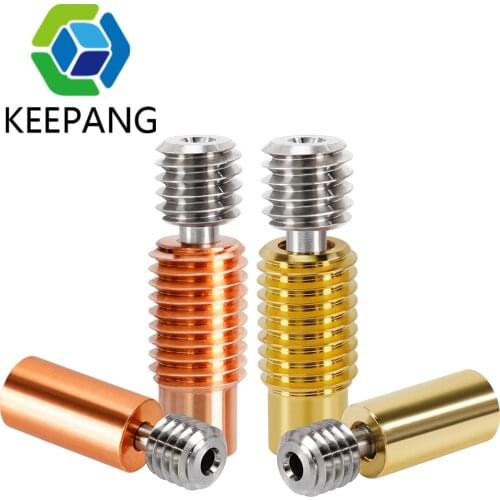 High Quality E3D V6 Throat Heatbreak E3D V6 Hotend Heater Block For Prusa i3 MK3 1.75MM Filament Tube 3D Printer