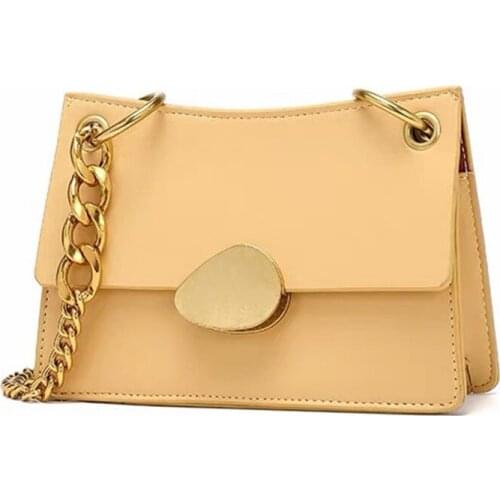 Women Leather Handbags Fashion Yellow Shouder Bags Luxury Crossbody Bags for Women 2021 Luxury Designer Handbag Bolso Mujer