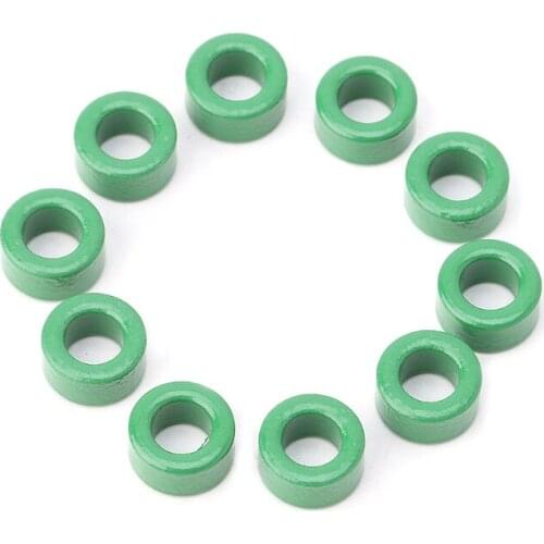 10Pcs Power Transformer Ferrite Ring Inductor Coil Green Iron Toroid Ferrite Core Drop Ship