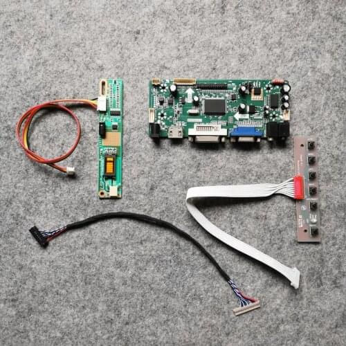 1024*768 For LP141X3/LP141X5/LP141X6/LP141X7/LP141X8 screen MNT68676 1CCFL display drive board card Kit VGA DVI 20 Pin LVDS
