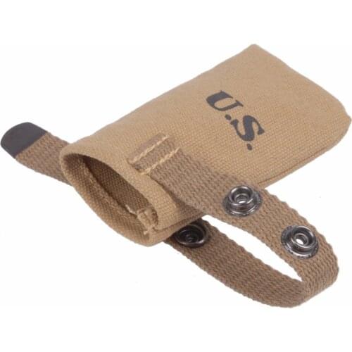 WWII U.S ARMY M1 GARAND CARBINE CANVAS DUSTPROOF MUZZLE COVER