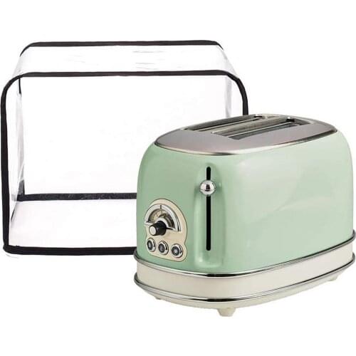 Toaster Cover Anti Dust Cover Bread Maker Machine Toaster Cover-ups Case For Two Slice Toaster Transparent Protective Cover