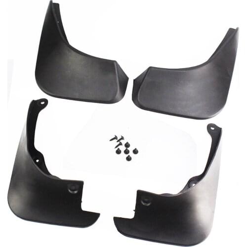 TAIHONGYU Black Flap Guards Splash Flap Mud Fender Mudguard 4pcs Set fit for Toyota Yaris 4 Door SEDAN 2007~2012