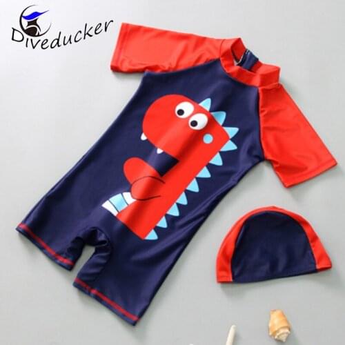 Childrens wetsuit baby one-piece suntan swimsuit Childrens bathing suit boy sun bathing suit for big children one-piece sunblo