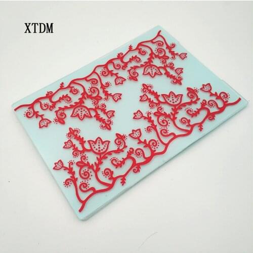 HOT plastic chrysanthemum template craft card making paper card album wedding decoration scrapbooking Embossing folders