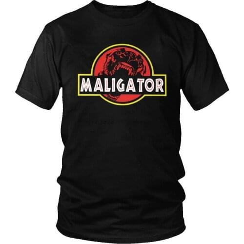 Maligator Tshirt Mens Pure Cotton Belgian Shepherd Dog Malinois T Shirts Short Sleeve Round Neck T-Shirts Graphic Tees Big Size