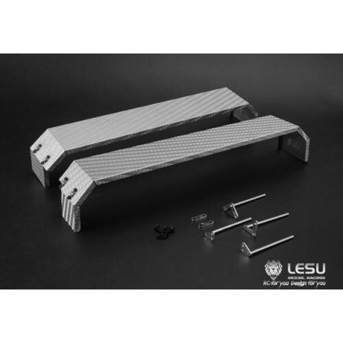 Metal Fender for 1/14 RC DIY 3Axles Tmy Dumper LESU Truck Car Model Parts TH10233