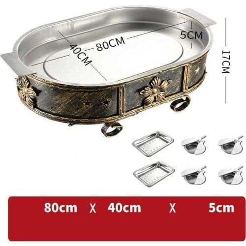 Mini Asador Bbq Portatiles barbacoa De Carbon Parrilla Grill For Outdoor Churrasqueira Churrasco Seafood Fish Barbecue Plate