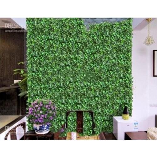 Fashion Home Wall Decor Wall Hanging Plant Vine Artificial Silk Climbing Ivy Rattan Wedding Christmas Garlands Ornament Supplies