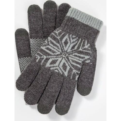 New Arrival Winter Wool Knit Touch Screen Warm Gloves Warm Thick Thermal Soft Comfortable Elastic Gloves For Women Men