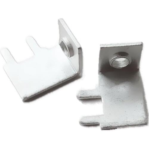 Single Side of Welding Terminal M3 Side Screw Hole Horizontal Circuit Board Welding Sheet PCB Connector Terminal Lug 100pcs