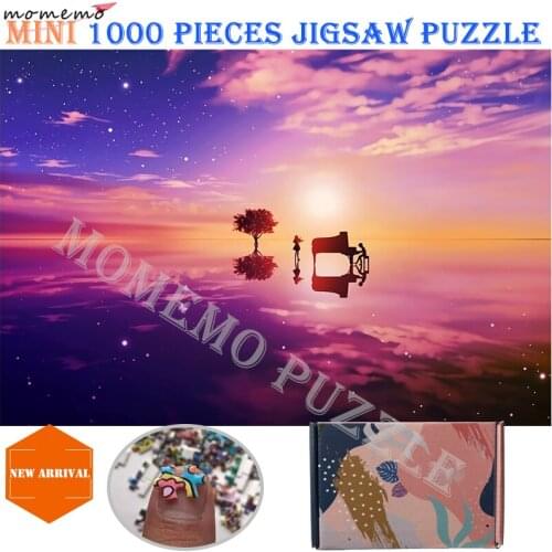 MOMEMO Beautiful Landscape Wooden Puzzles 1000 Pieces Jigsaw Puzzle Toys for Adults Kids Educational Scenery Puzzle Nice Gifts