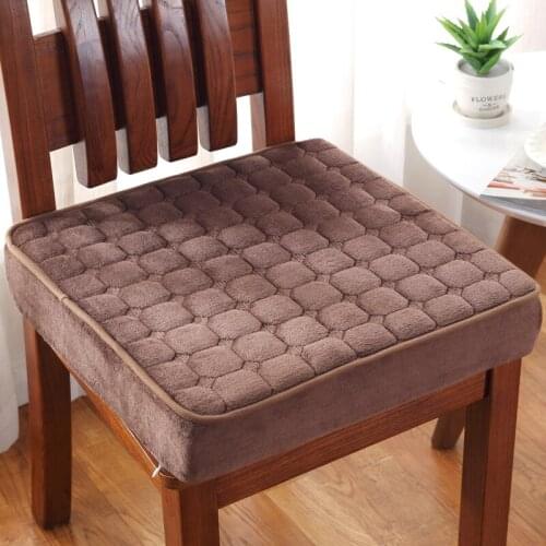 Sponge Computer Chair Cushion Modern Style Bolster Buttocks Seat Home Throw Chair 12 Office Cushion Pad Colors Pillow 45*45cm