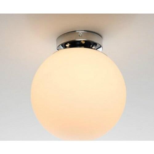 Modern Minimalist Frosted Glass Ceiling Lamp Art White Ball Restaurant Living Room Bar Decoration Ceiling Lamp WF101903