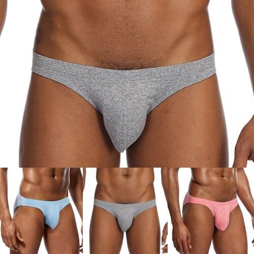 Mens Low Rise Sexy Briefs G-String Thong Breathable Stretch Soft Underwear Thong Fashion Comfortable Men Thong