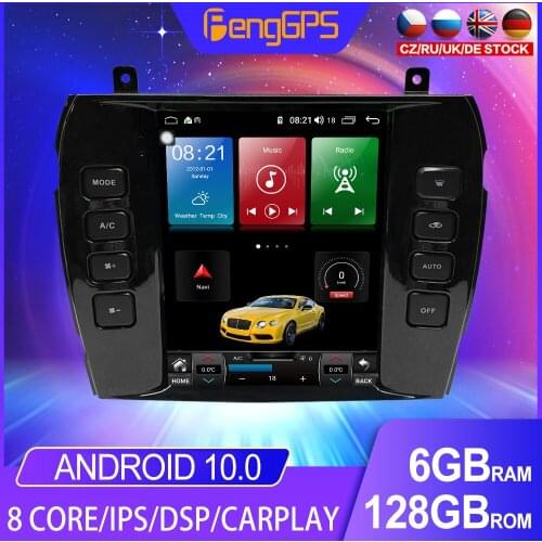 128GB Android10 PX6 DSP For Jaguar S-TYPE 2004 2005 2008 Car DVD GPS Navigation Auto Radio Stereo Video Multifunction HeadUnit