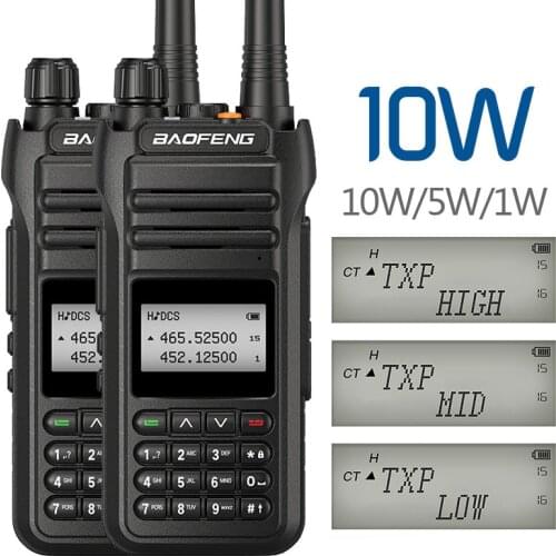 2PCS Baofeng UV-88 Walkie Talkie 10W High Powerful Tri-Power 10/5/1W Dual Band UV88 for Hunting UV-5R UV-9R Plus TYT TH-UV8000D