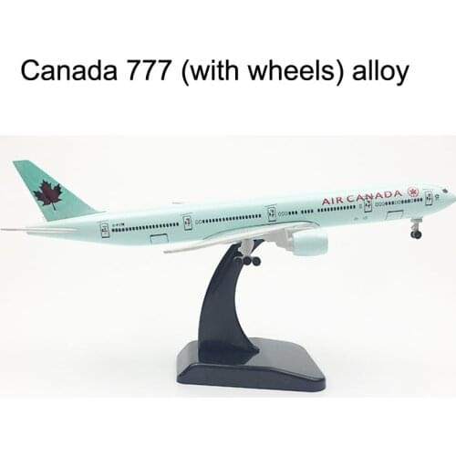 20CM AIR CANADA Boeing 777 Airplane model Plane model 16CM Alloy Metal Diecast Aircraft model Toy plane gift Dropshipping Store