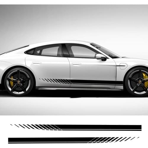 Car Sticker For Audi Volkswagen VW Ford BMW Toyota Honda Mercedes Benz Renault Auto Side Stripe DIY Decal Car Tuning Accessories