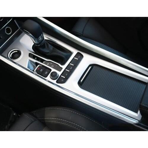 Car Center Control Gear Shift Panel Cover Chrome Decoration for Chery Tiggo 8 2018 2019 2020 2021 Accessories Auto Mouldings Kit