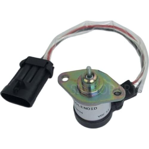 DC12V Diesel engine fuel shut off solenoid valve 6689034 Fits Kubota V3300 V3800