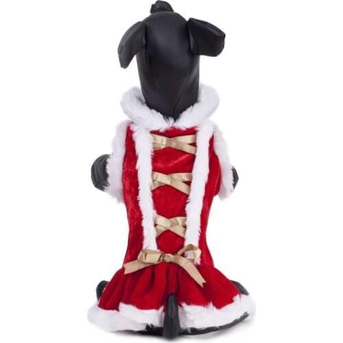 Winter Christmas Dog Skirt Clothing Puppy Clothes Pet Outfits Dog Dress Jacket Coat New Year Home Christmas Decorations