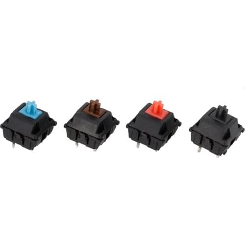10PCS MX Mechanical Keyboard Switch Red Black Blue Brown Axis Shaft Switch 5-pin Dustproof Shaft Switches with MX Switch