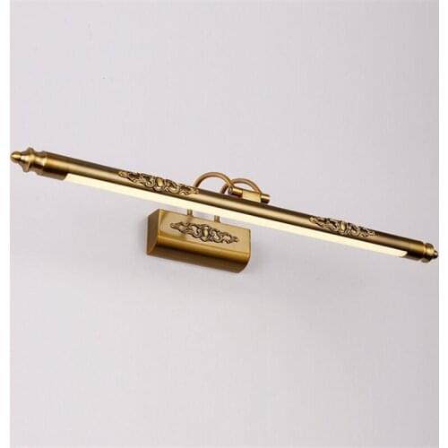 Nordic Modern Simple Mirror Lamp Iron Art Wall Lamp Restroom Bathroom Makeup Wall Light Vanity Light Living Room Decoration