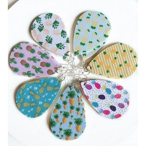 New European and American Fruit Fashion Big Earrings For Women Temperament Pinaplle Earrings Lady Earrings