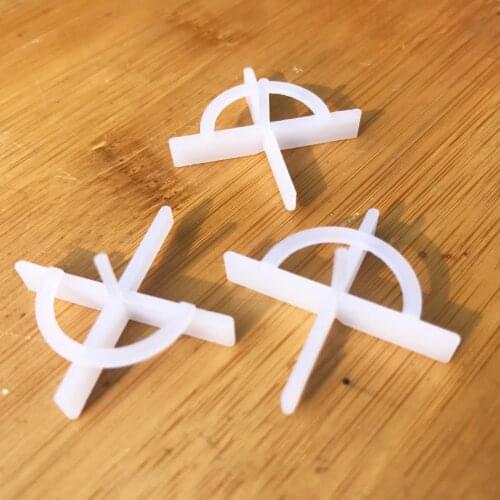 Reusable 1.5mm Tile Spacers Ceramic Tile Spacers Spacing Of Floor And Wall Tiles 100pcs One Pack