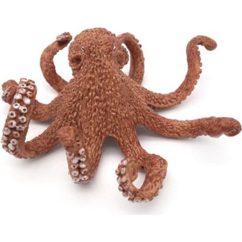 Realistic Octopus Sea Life Model Solid Plastic Figure Ocean Party Decorations