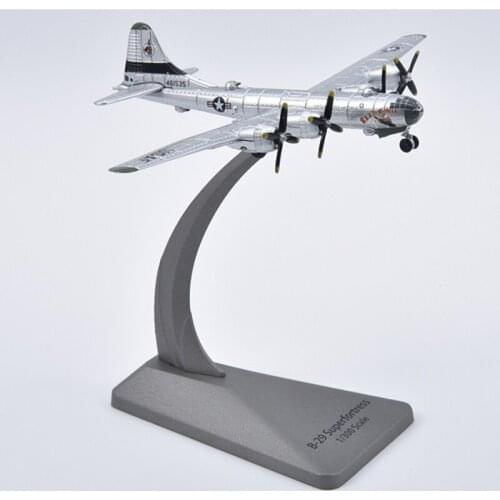 1/300 Scale Aircraft WWII US B-29 Bomber Superfortress Warplane Alloy Diecast Model Toys Fighter Collectible