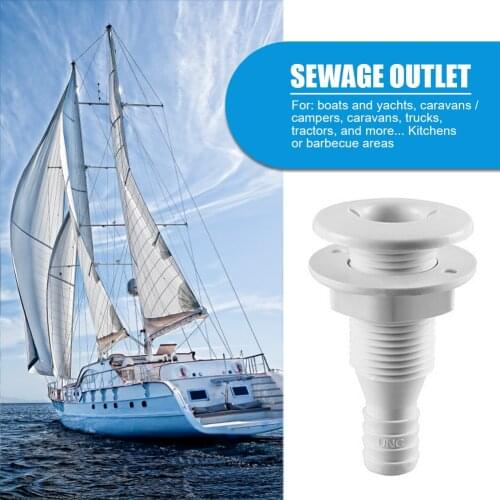 Thru Hull Bilge Pumps Fitting Boat Equipment Durable Drain Vent Aerator Hose Ornament for Boat Marine Yachts Sail