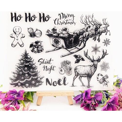 20x15.5cm Easter cart Transparent Clear Stamps Silicone Seals Roller Stamp DIY scrapbooking photo album/Card Making