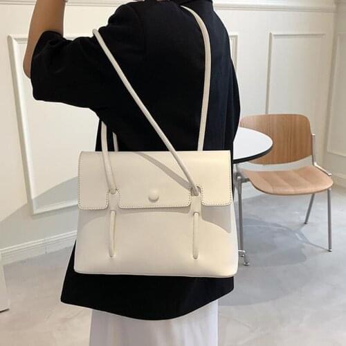 Underarm Tote Bag Designer Shoulder Bag Female Handbag Women Bag All-match Fashion 2021 New PU Leather High Capacity Solid Color