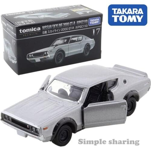 Takara Tomy Tomica Premium No.17 Nissan Skyline 2000 Gt-r (kpgc 110) Cars 1:61 Kids Toys Motor Vehicle Diecast Metal Model