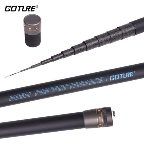 Goture SPARKOL Long Fishing Rod 9M 10M 11M Five Layers Carbon Fiber Super Hard Lake Big Carp Telescopic Fishing Pole